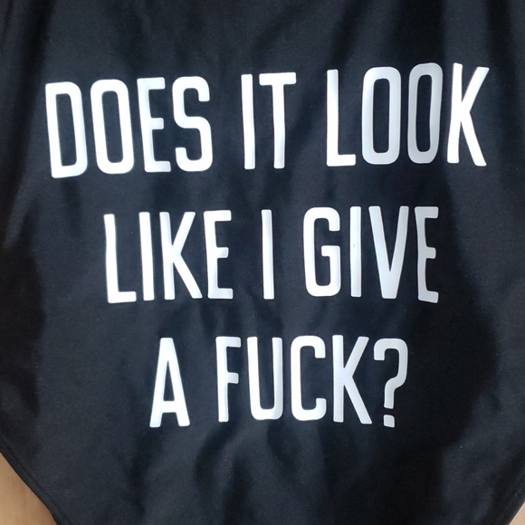 NWOT PRIVATE PARTY ONE PIECE BLACK SWIMSUIT - Picture 2 of 5